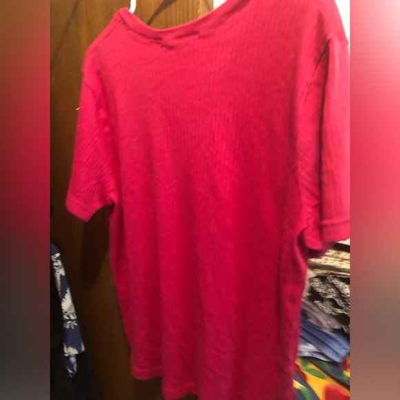 Vintage Partners by Mervyn’s Raspberry Red Tee- 738 *tee deal $8 or 🦋 - Picture 4 of 4